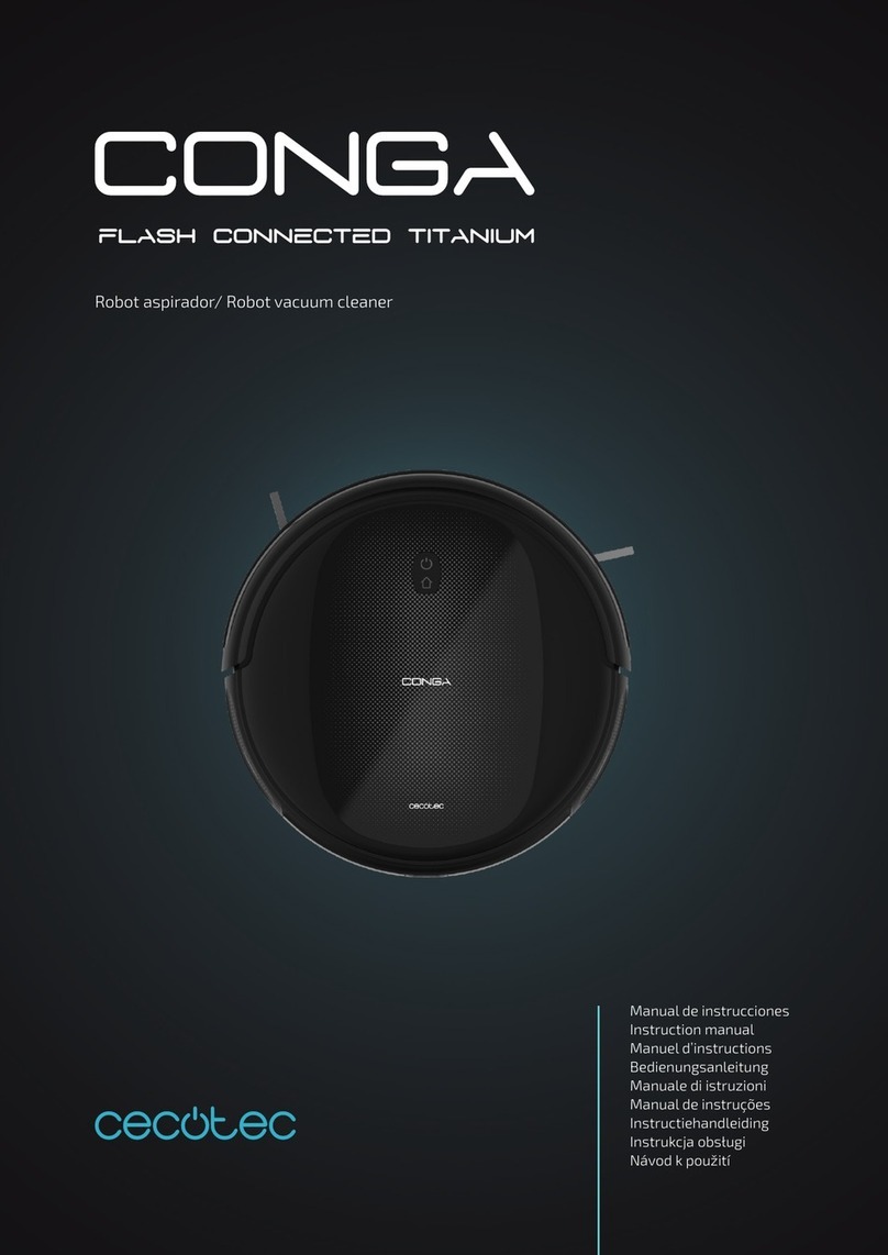 cecotec Conga Flash Connected Titanium instruction manual