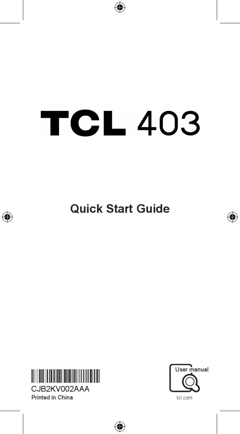 TCL 403 User manual