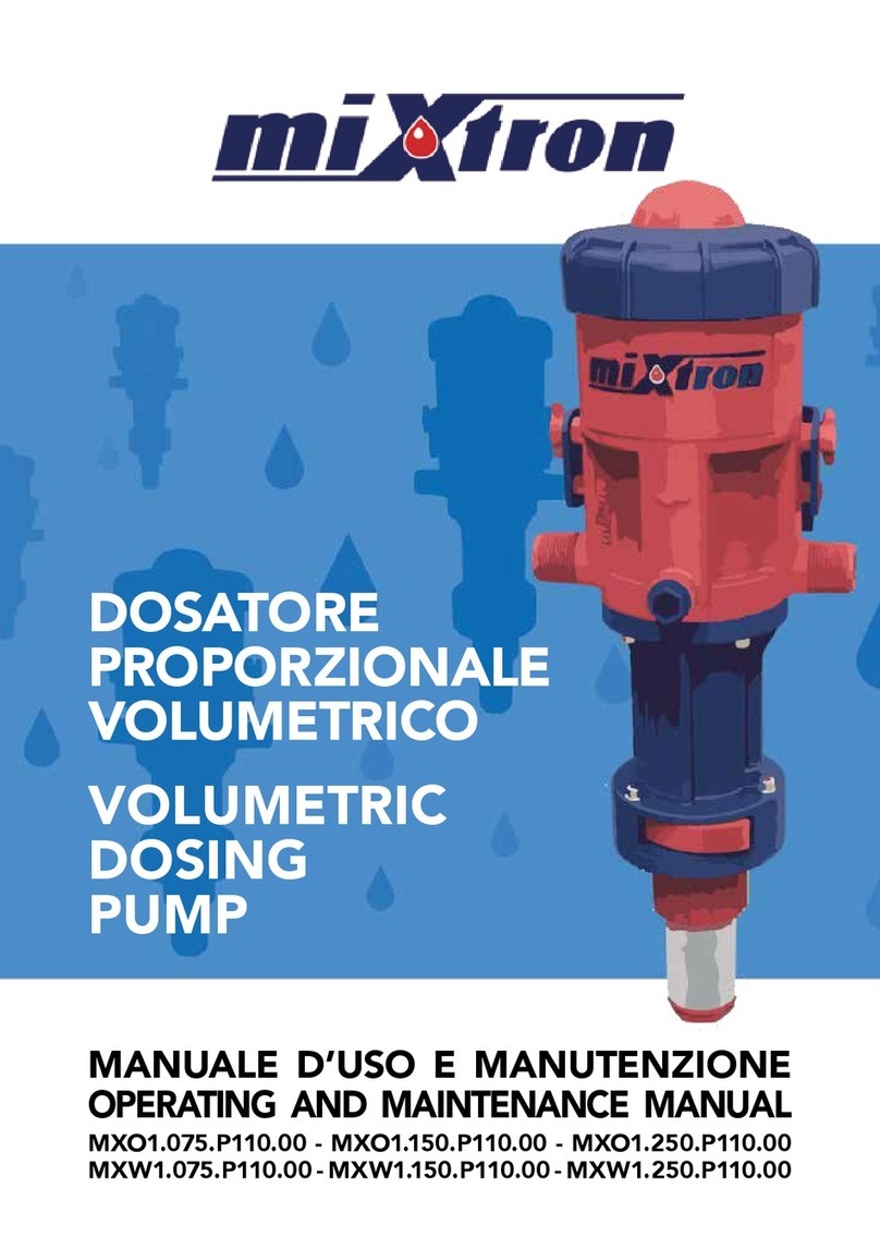 Mixtron MXO1.075.P110.00 Operating and maintenance manual