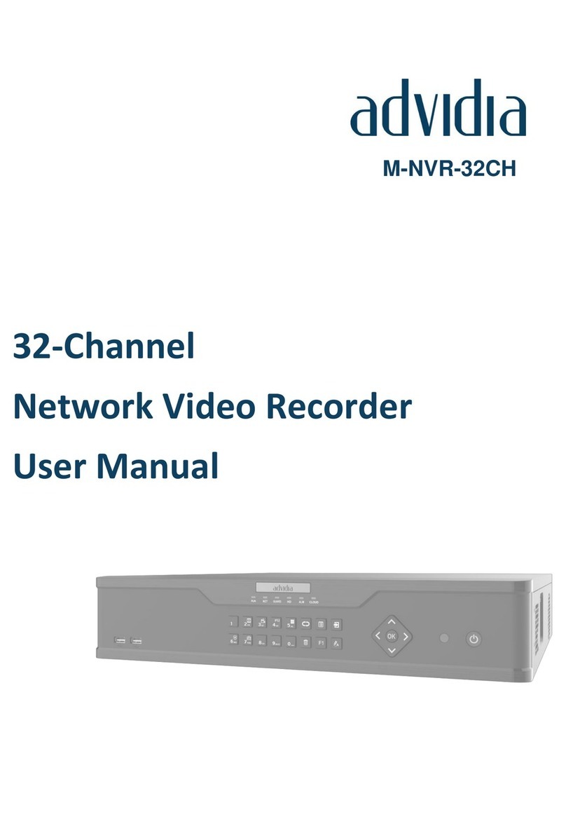 advidia M-NVR-32CH user manual