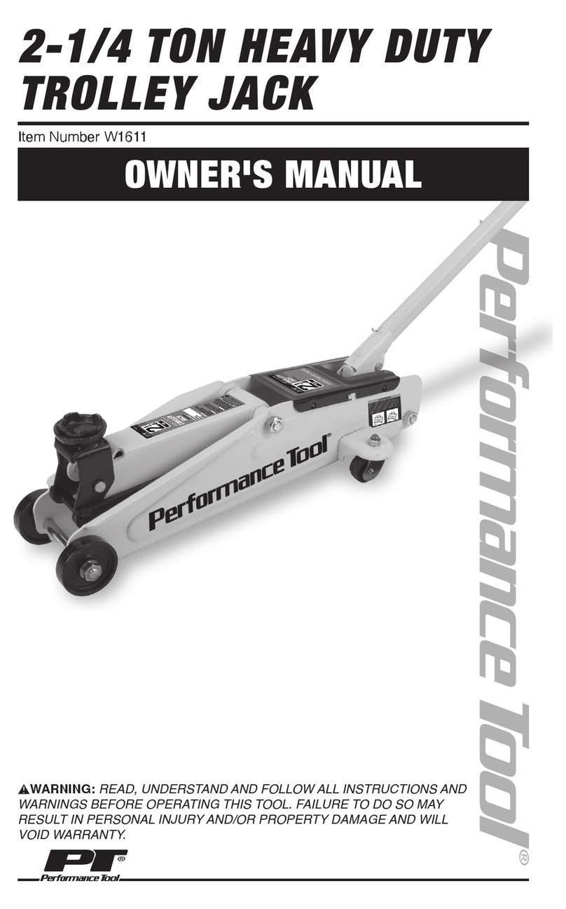 Performance Tool W1611 User manual