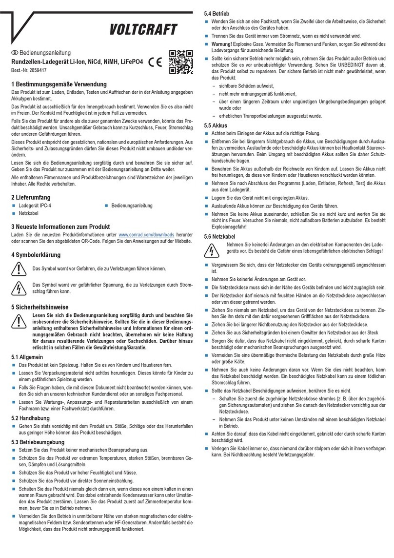 VOLTCRAFT 2859417 User manual