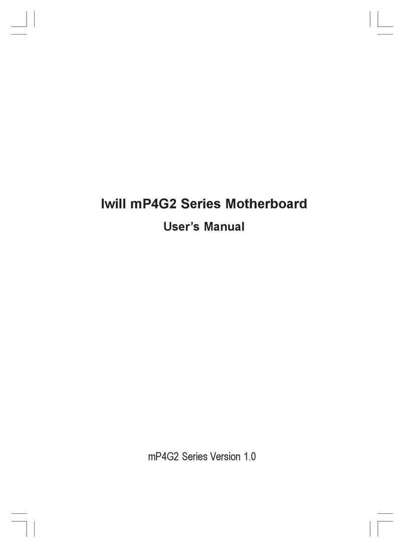 IWILL mP4G2 Series user manual