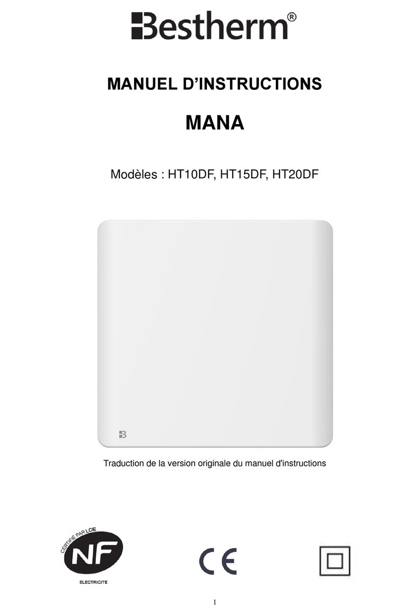 Bestherm MANA instruction manual