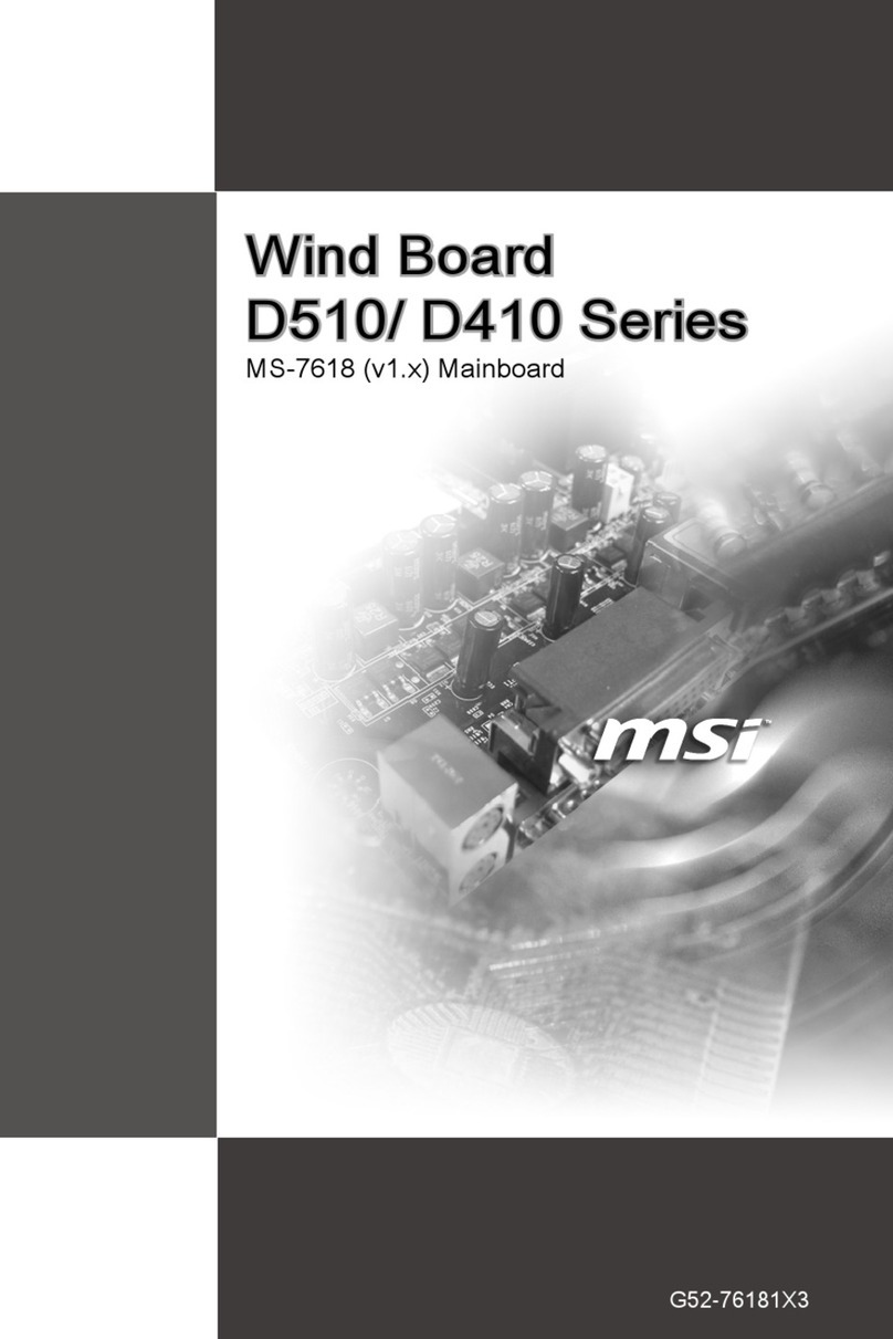 MSI Wind Board D410 Series manual
