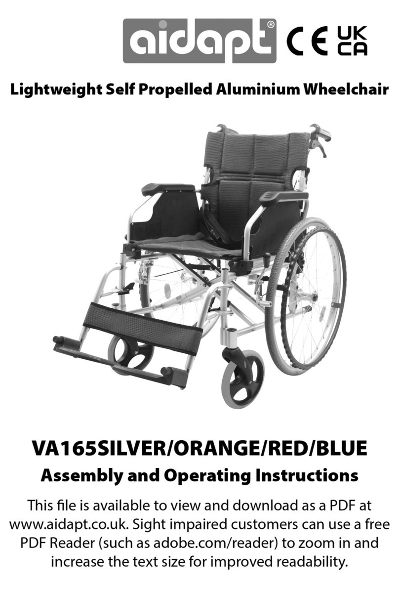 aidapt VA165SILVER User manual