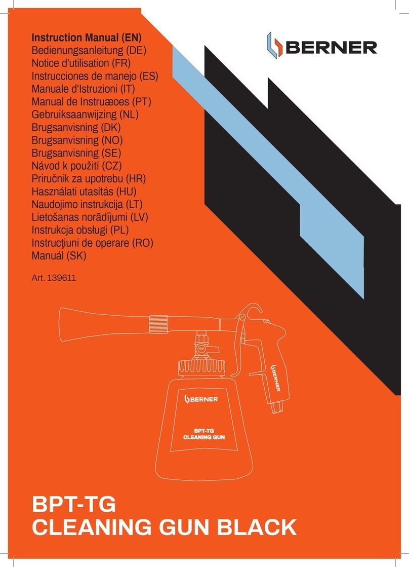 Berner BPT-TG User manual