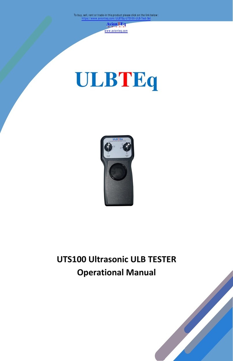 AvionTEq ULBTEq UTS100 Quick start guide