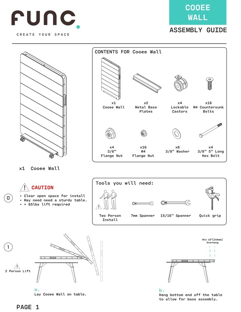 Func COOEE WALL User manual Func COOEE WALL User manual