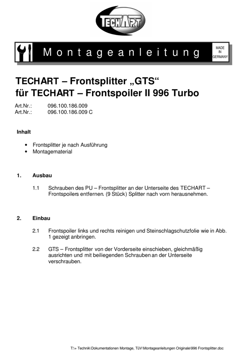 Techart 096.100.186.009 User manual
