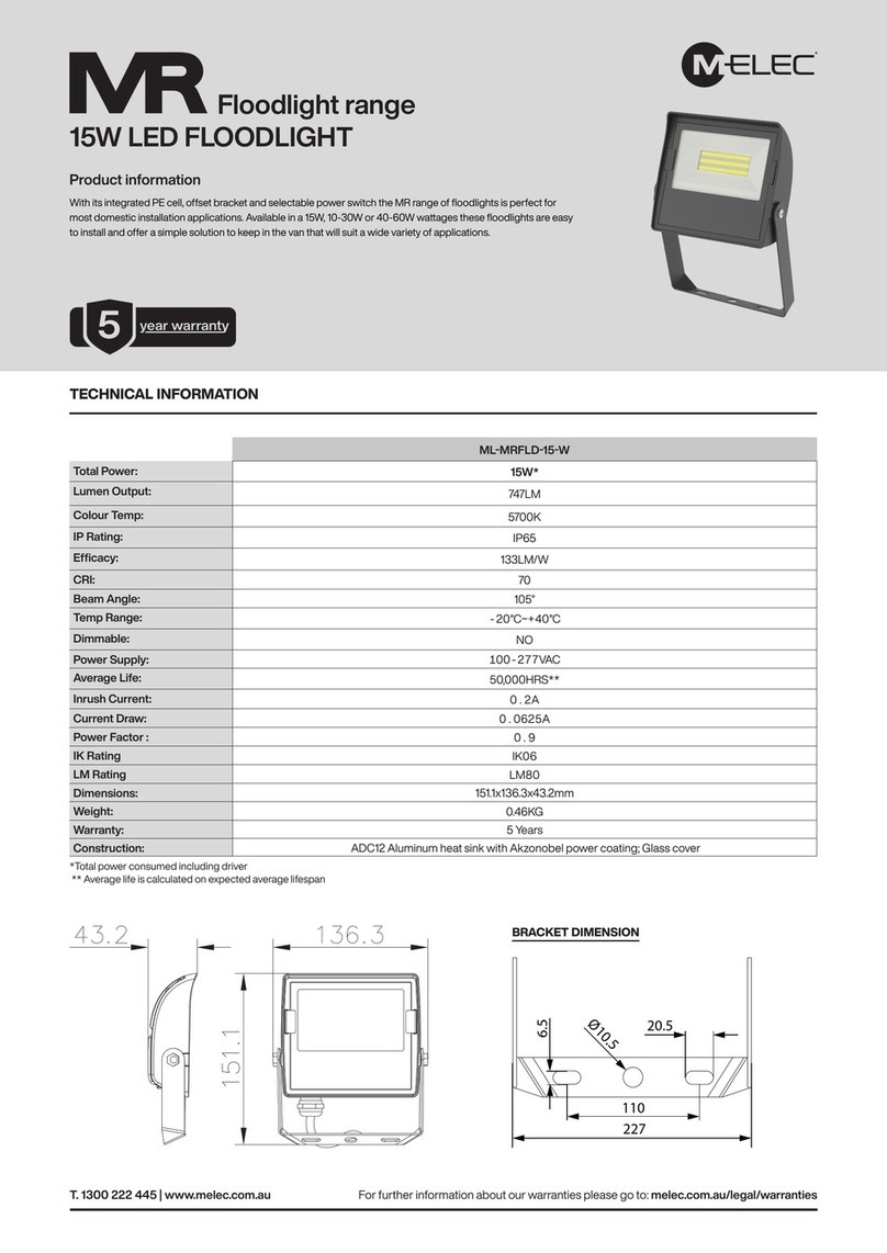 M-Elec ML-MRFLD-15-W manual