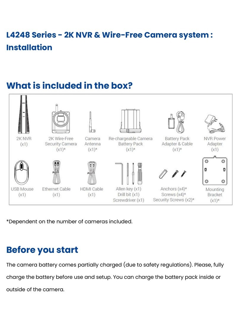 Lorex L4248 Series Installation