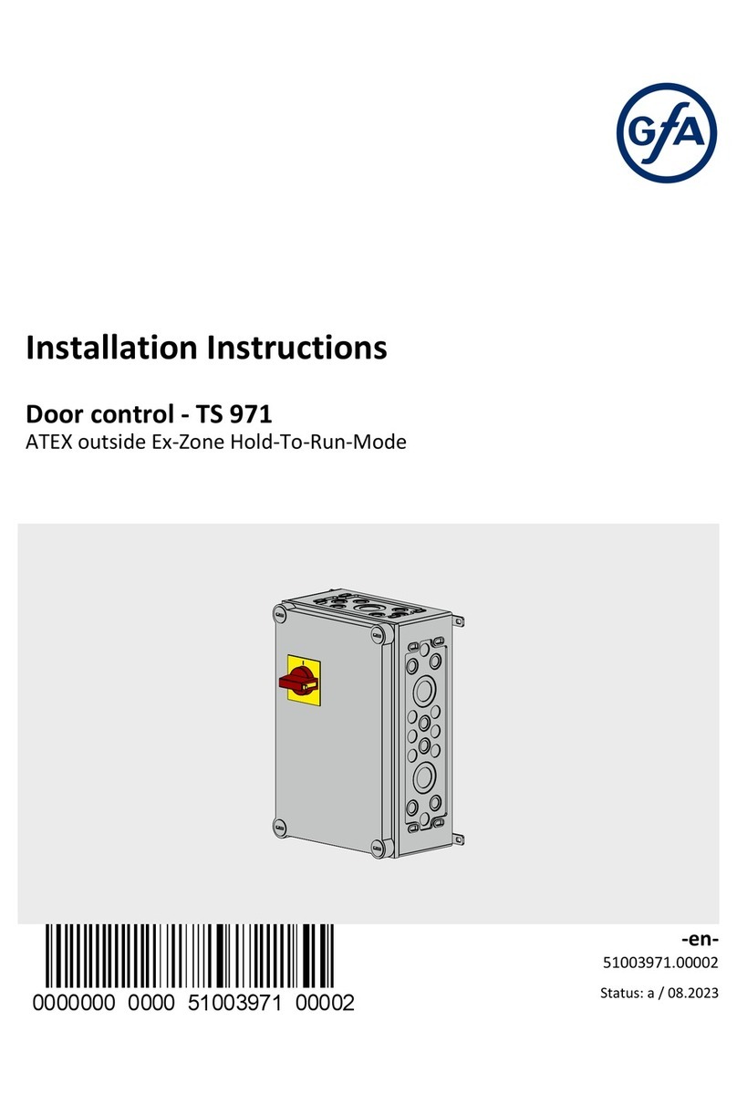 GFA TS 971 installation instructions