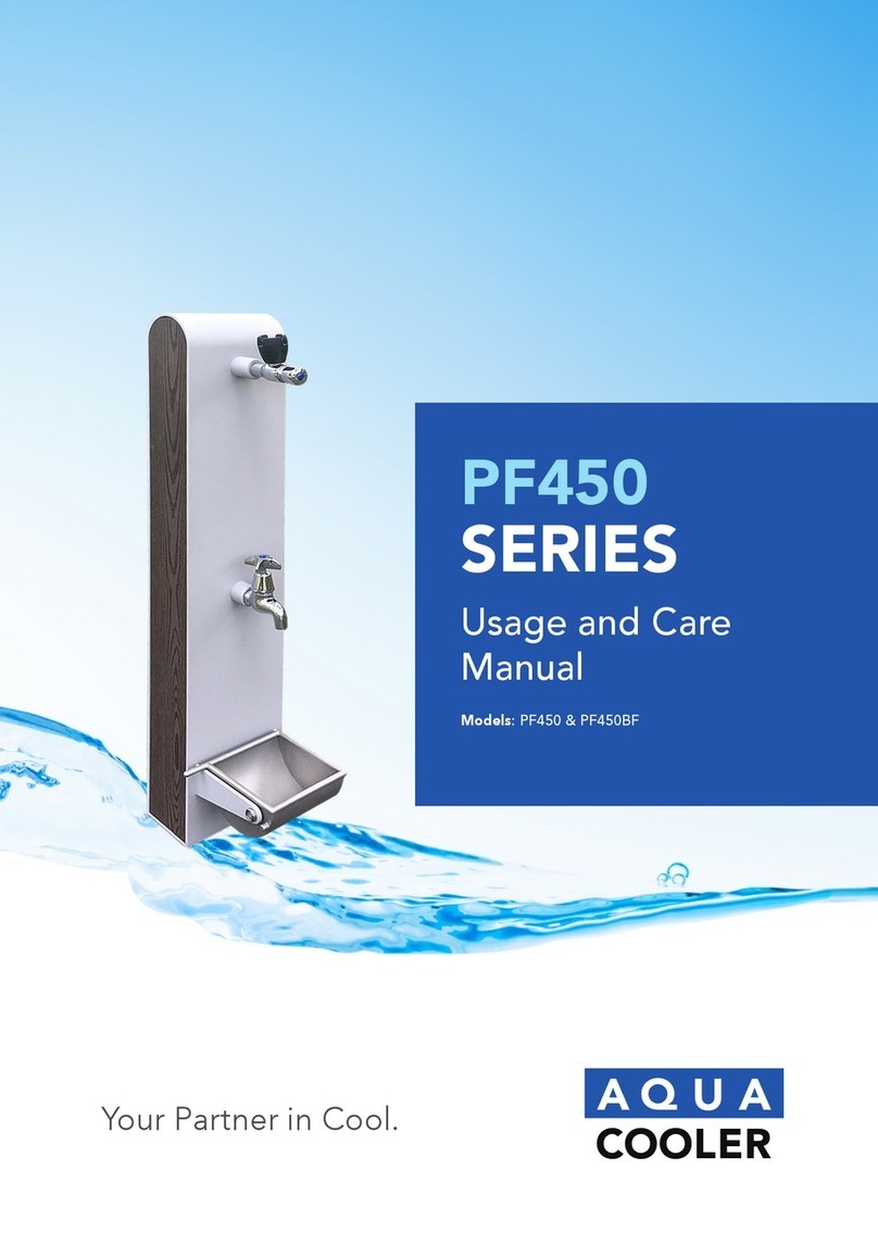 Aqua Cooler PF450 Series Usage and Care Manual