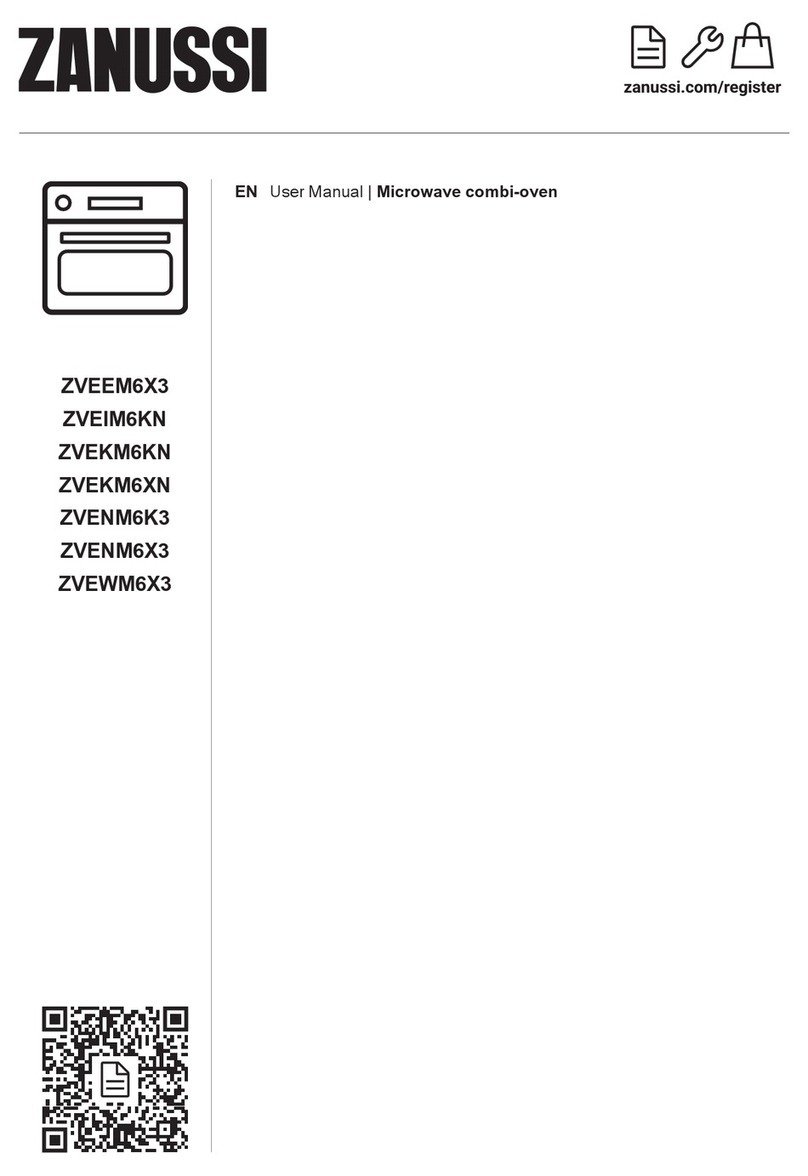 Zanussi ZVEEM6X3 User manual Zanussi ZVEEM6X3 User manual
