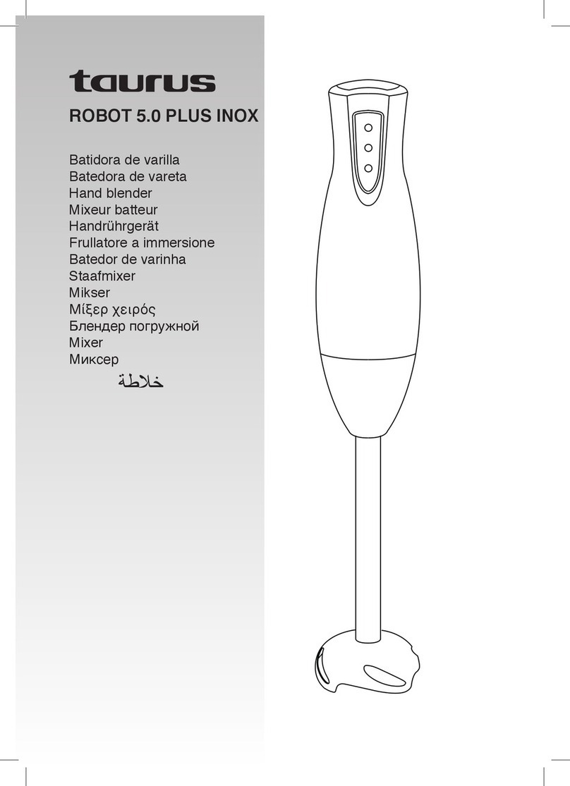 Taurus ROBOT 5.0 PLUS INOX User manual