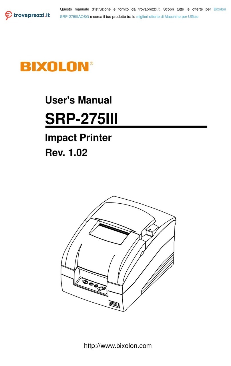 BIXOLON SRP-275IIIAOSG User manual