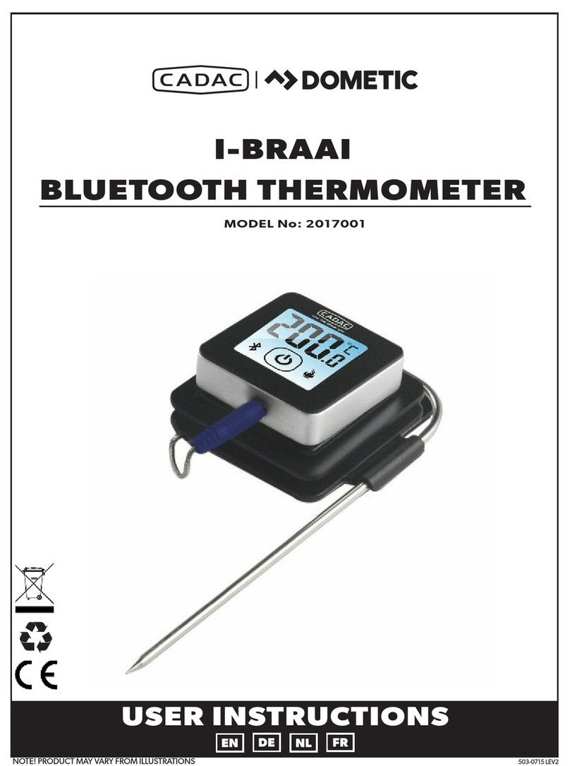 Cadac DOMETIC 2017001 User instructions
