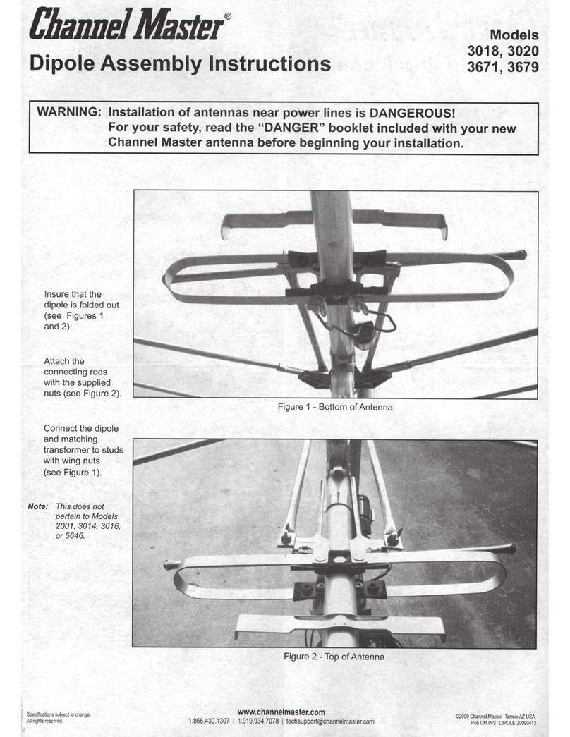 Channel Master 3018 User manual