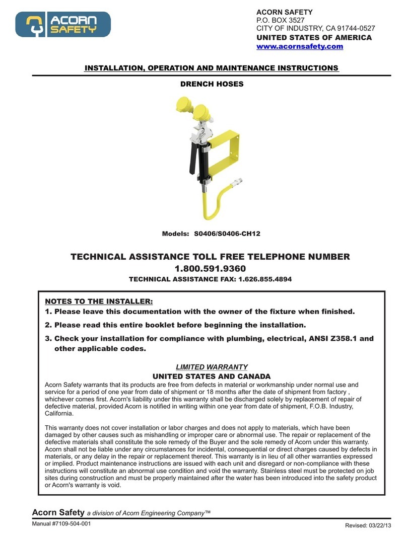 Acorn Safety S0406 Manual