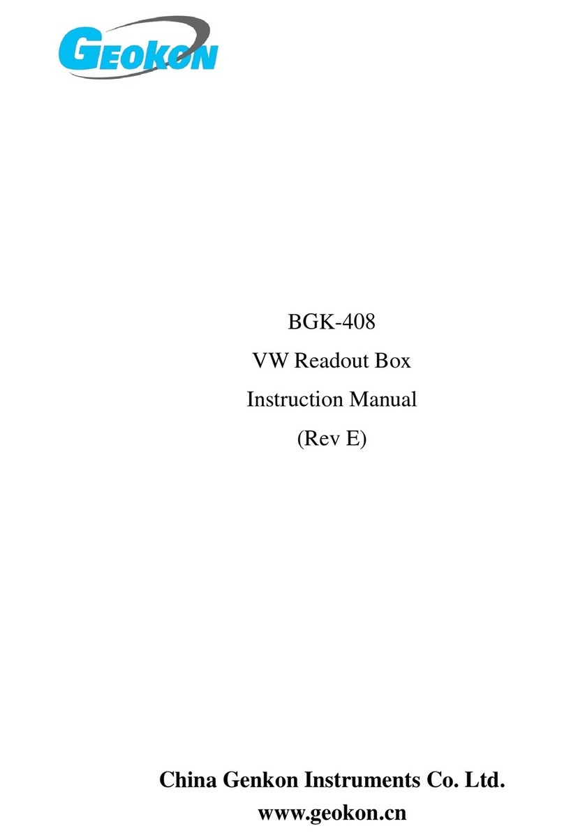 Geokon BGK-408 instruction manual