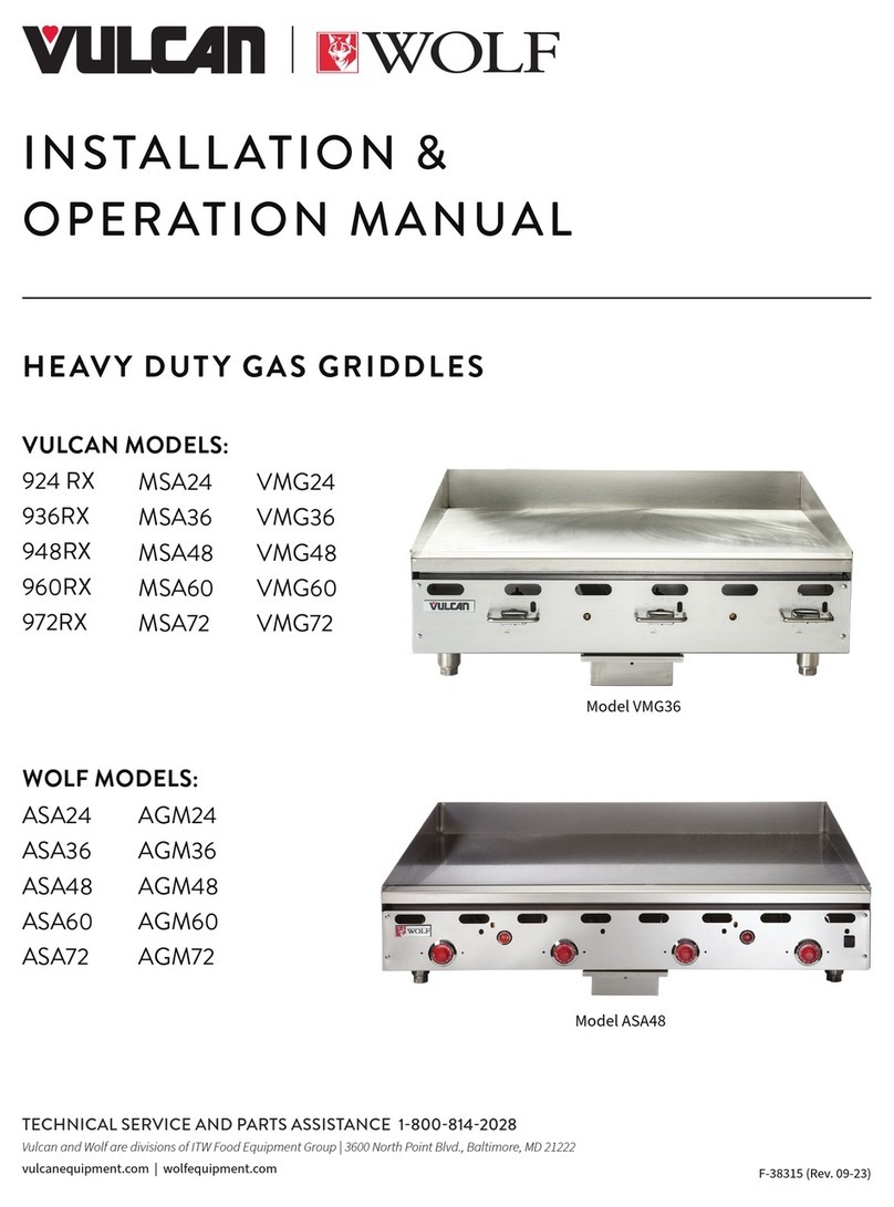 Vulcan-Hart VMG24 User manual