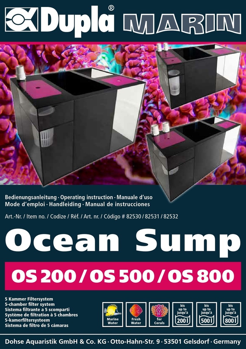 Dupla MARIN Ocean Sump OS 200 Operating	 instruction