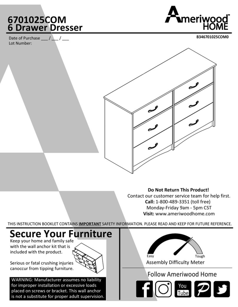 Ameriwood HOME 6701025COM User manual
