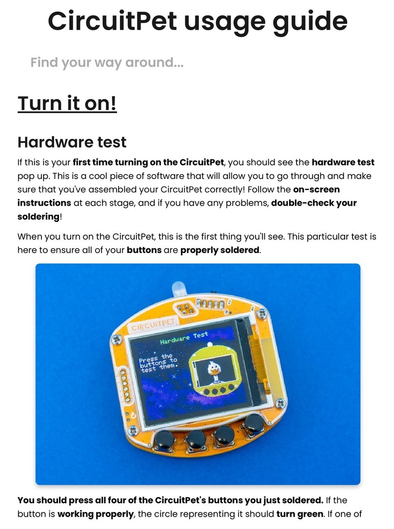 Circuitmess CircuitPet user guide