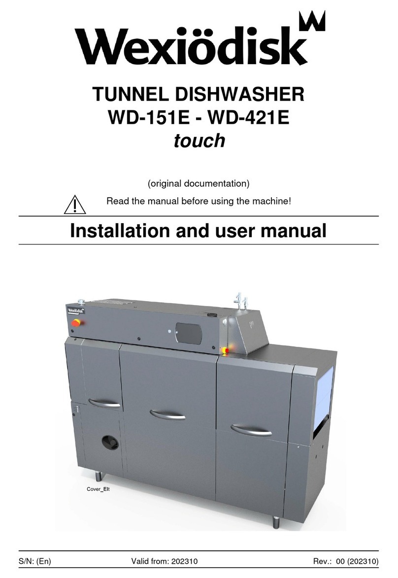 Wexiodisk WD-151E touch User manual