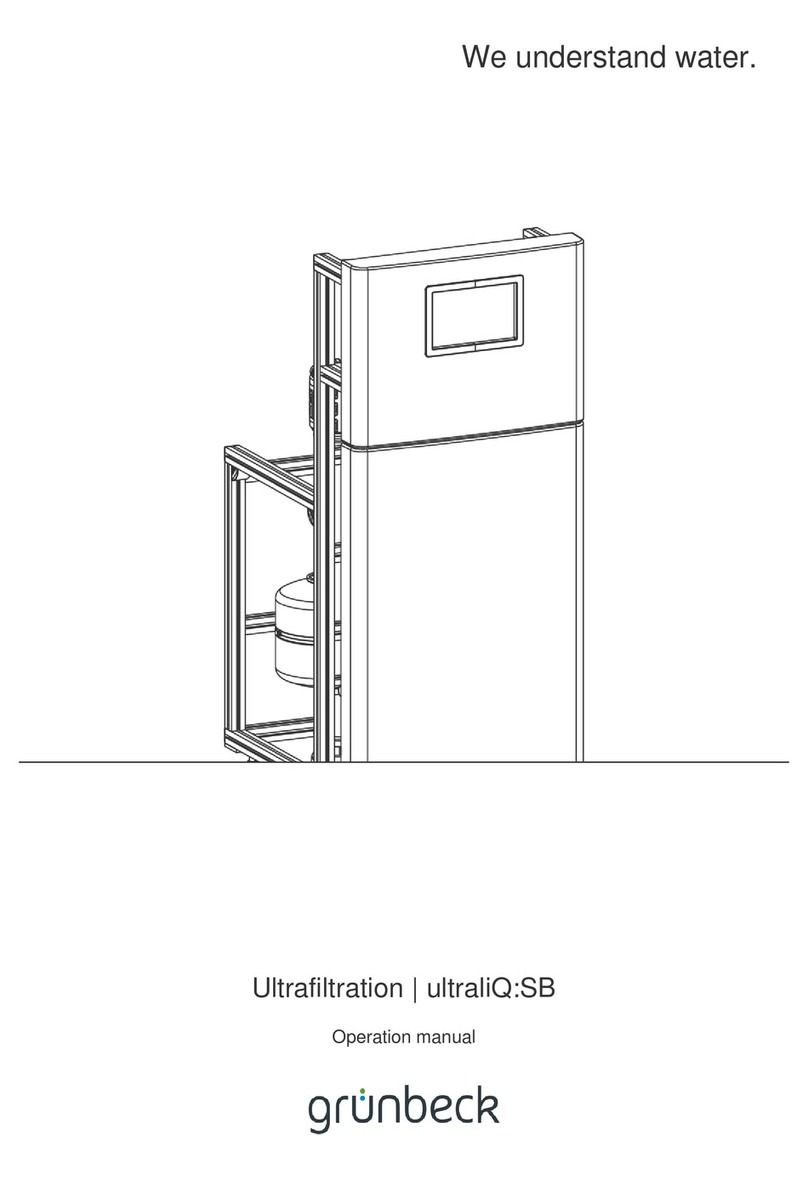 Grunbeck ultraliQ:SB500 Operation manual