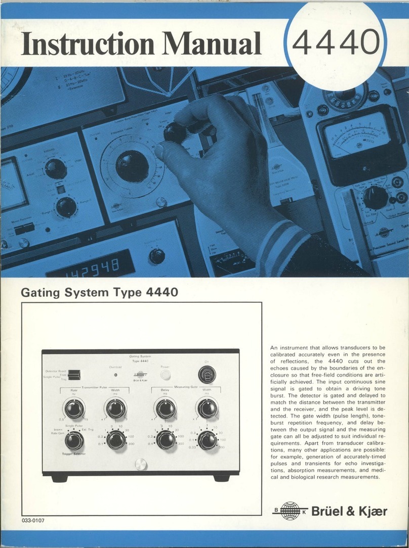 BRUEL & KJAER 4440 User manual