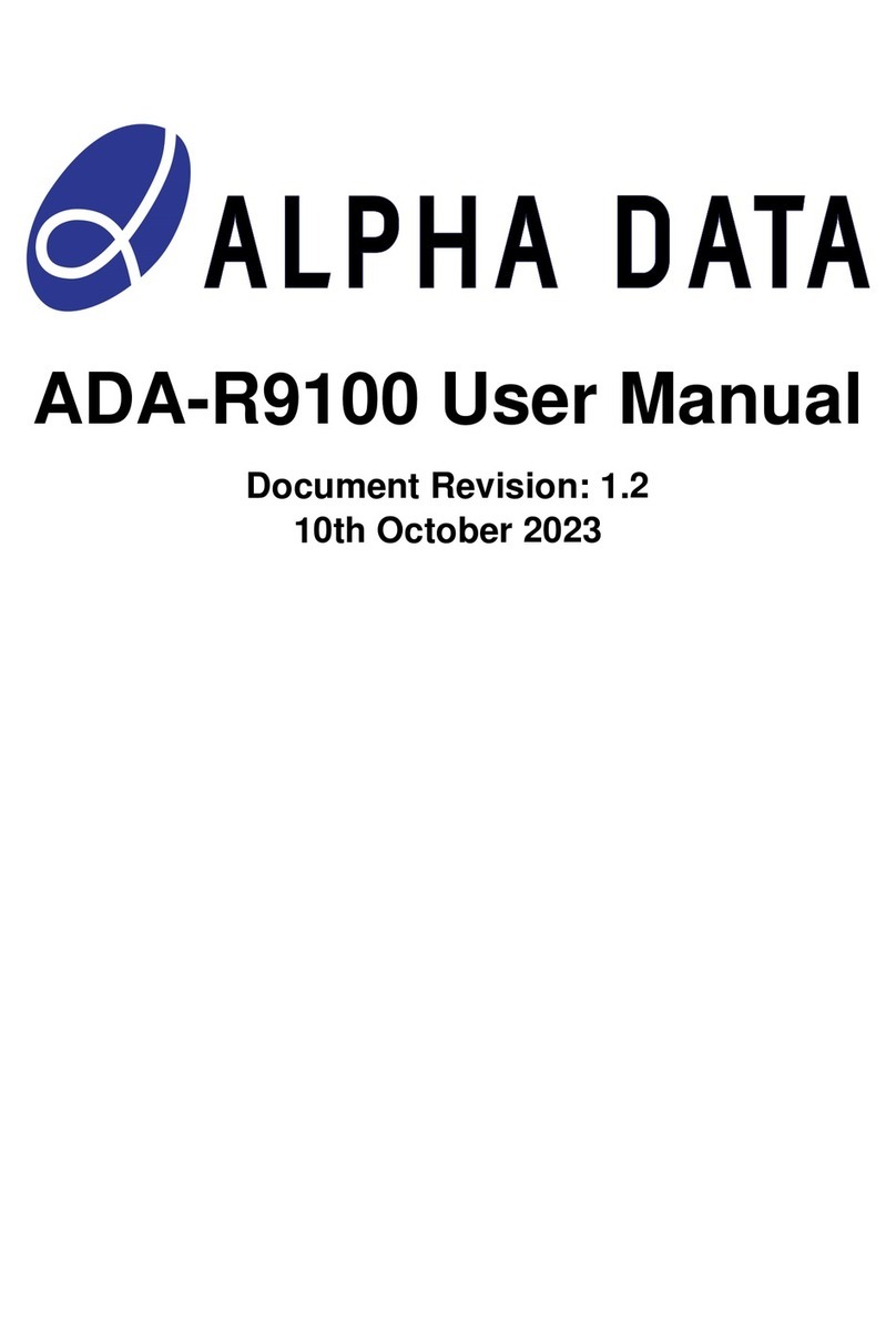 Alpha Data ADA-R9100 User manual