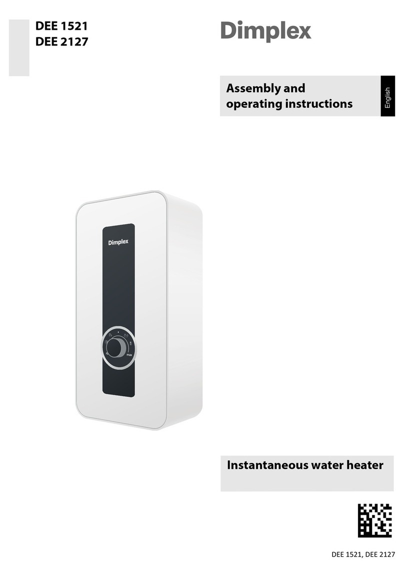 Dimplex DEE 1521 User manual