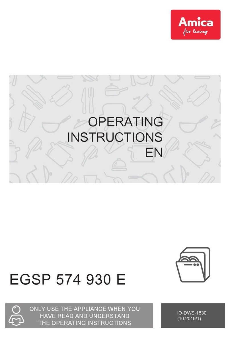 Amica EGSP 574 930 E User manual Amica EGSP 574 930 E User manual