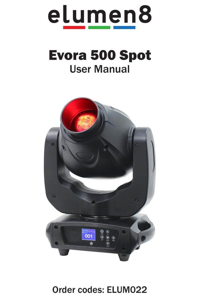 Elumen8 Evora 500 Spot user manual