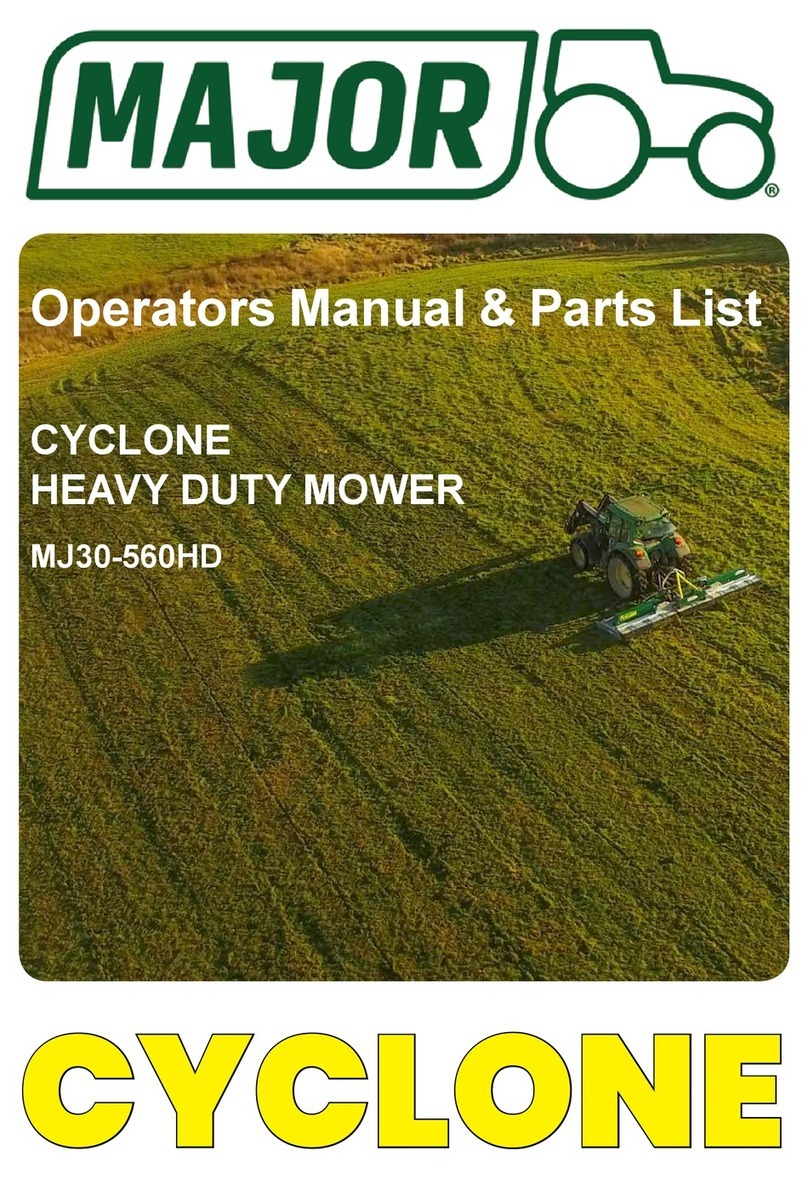 Major MJ30-560HD Installation and operation manual