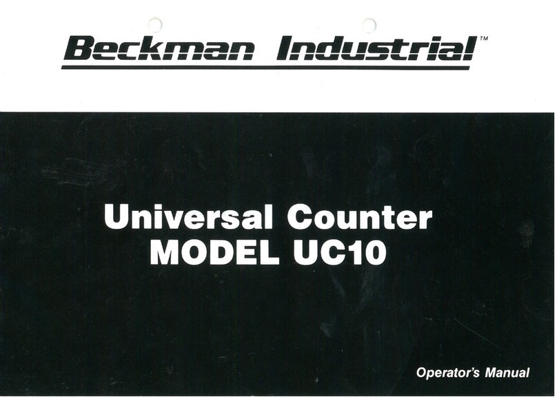 Beckman Industrial CIRCUITMATE UC10 Operator's manual Beckman Industrial CIRCUITMATE UC10 Operator's manual