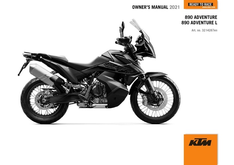 KTM 890 Adventure L 2021 owner's manual
