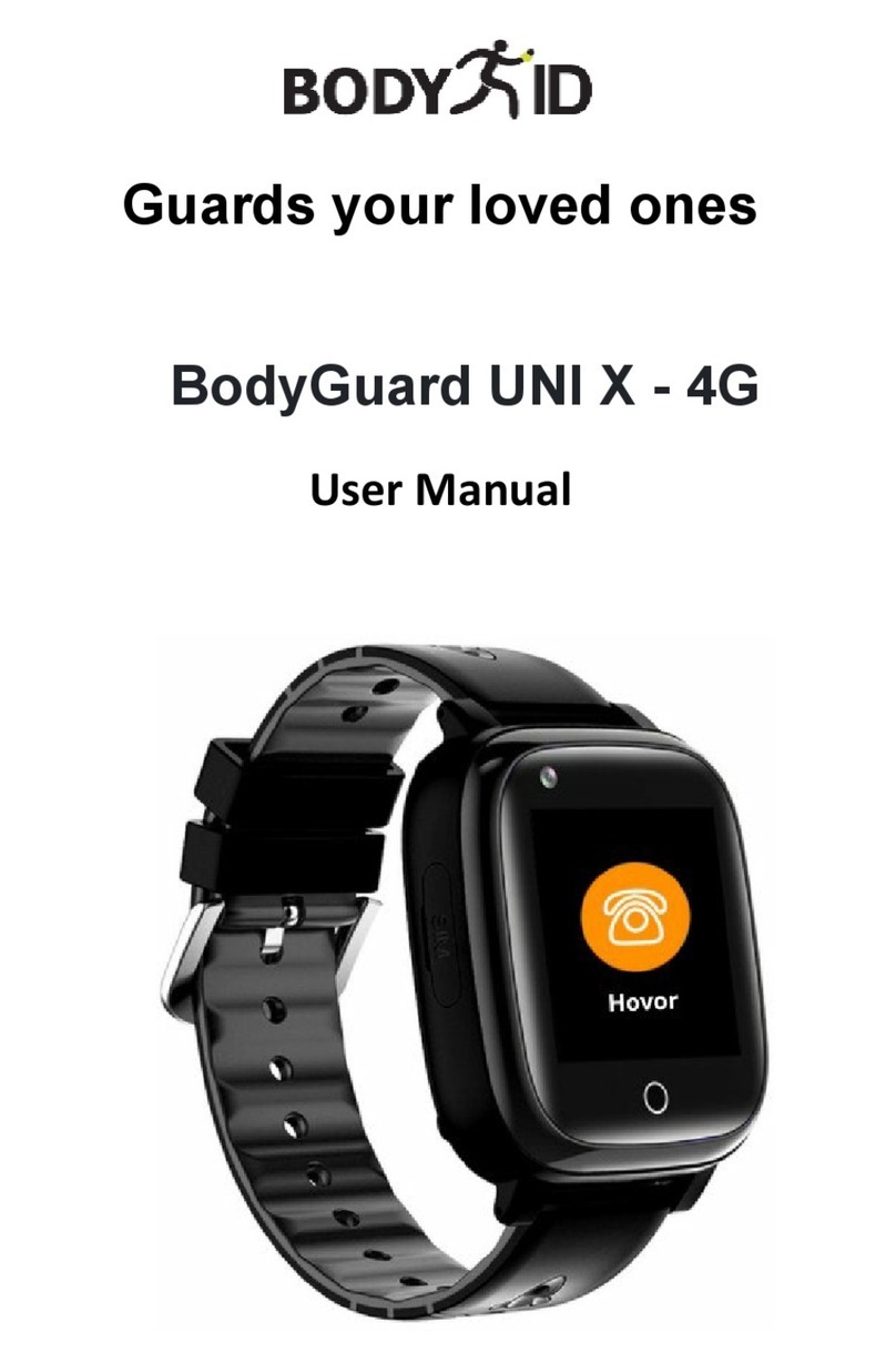 BODYID BodyGuard UNI X-4G User manual