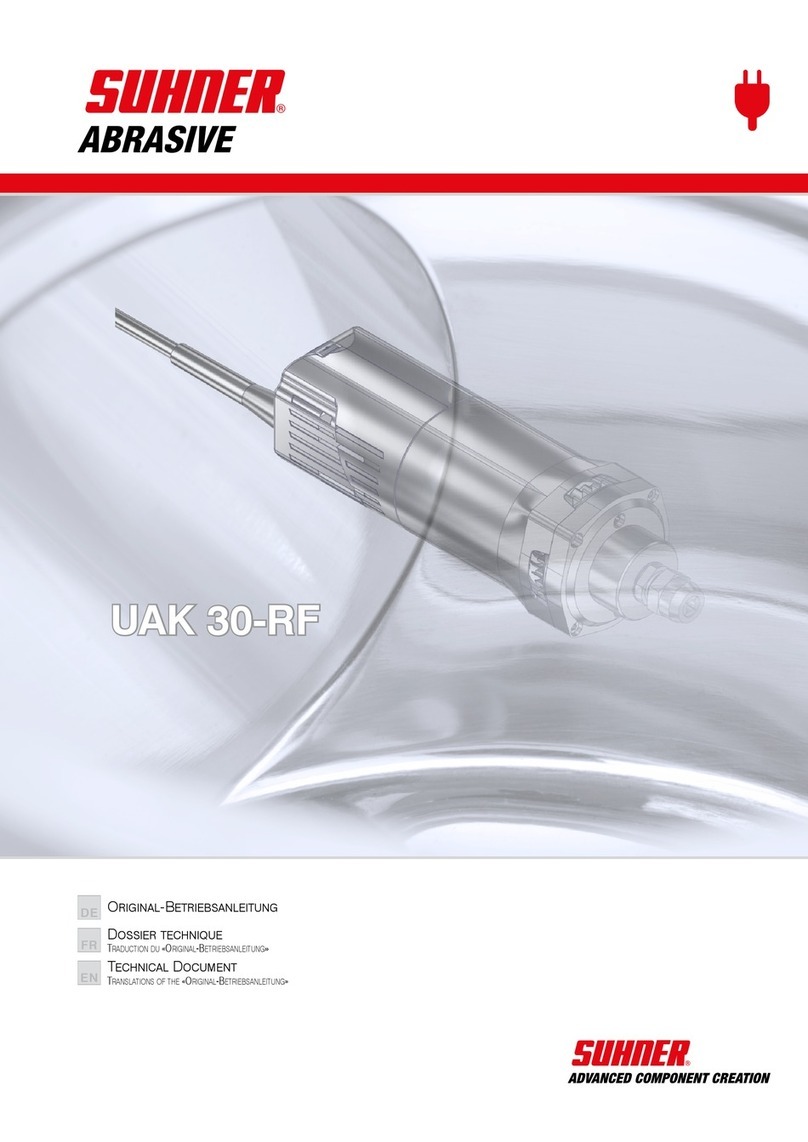 SUHNER ABRASIVE UAK 30-RF Technical document