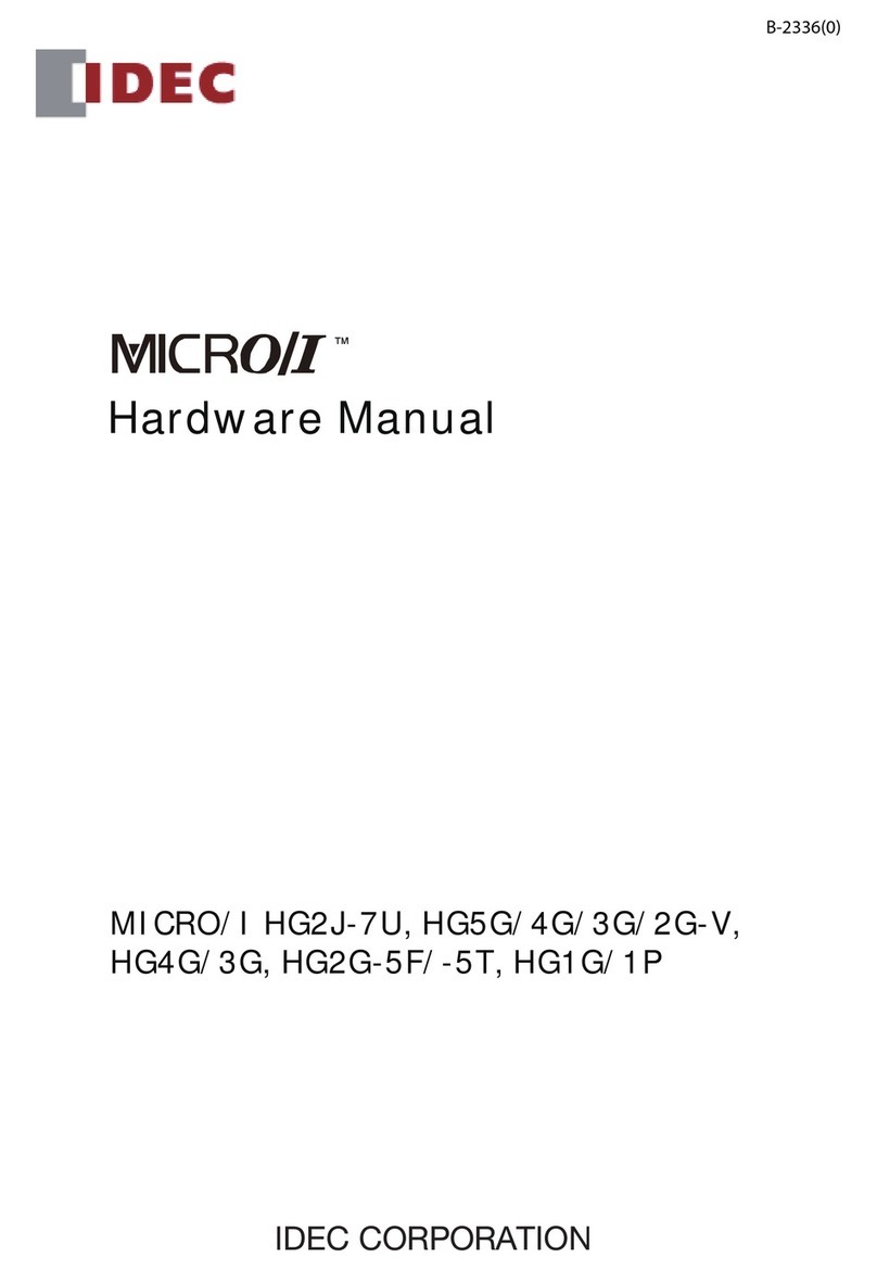IDEC MICRO/I HG2J-7U User manual