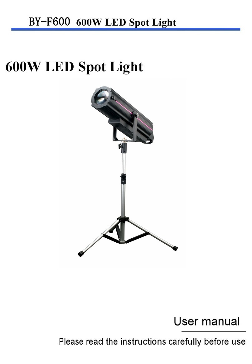Beyond Lighting BY-F600 User manual