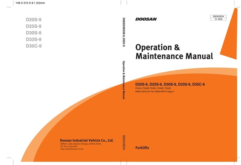 Doosan D20S-9 Manual