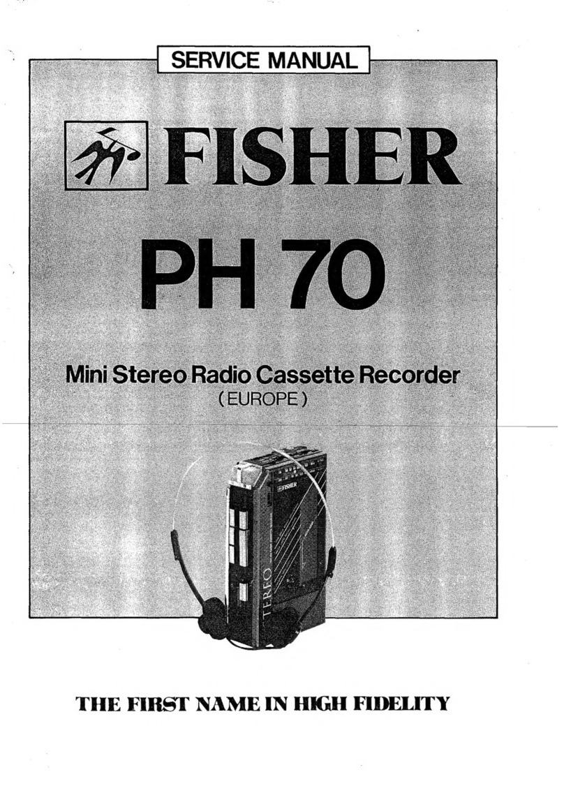 Fisher PH 70 Service manual