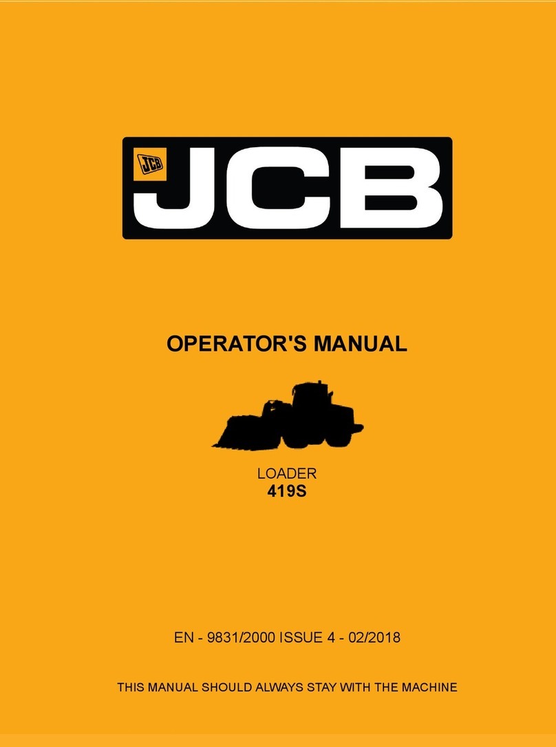 jcb 419S Operator's manual