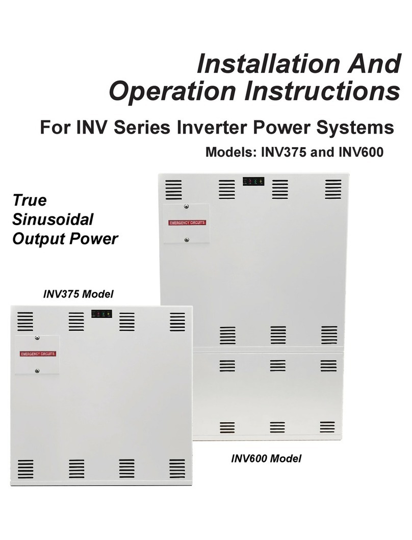Sure-Lites INV Series Owner's manual