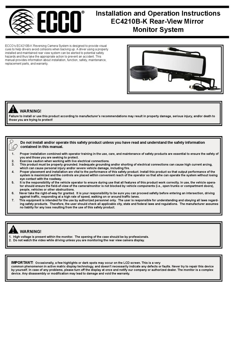 Ecco EC4210B-K Assembly, installation and operation instructions