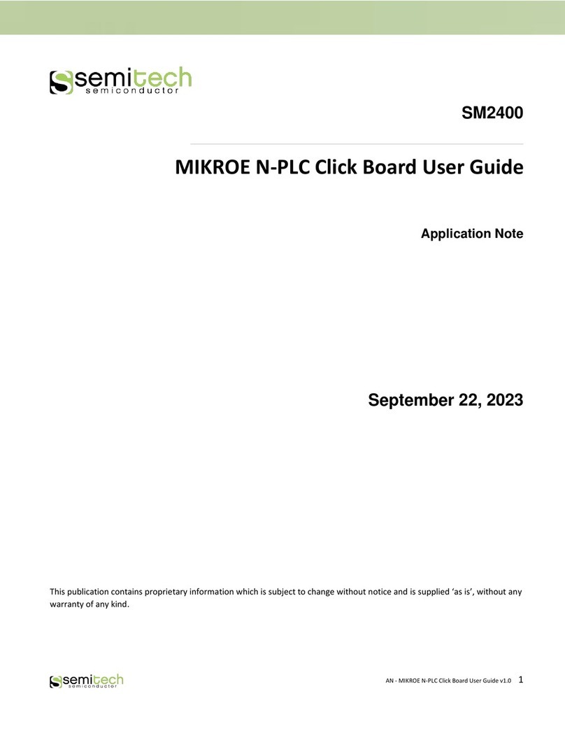 Mikroe SEMITECH N-PLC Click Installation and operating instructions
