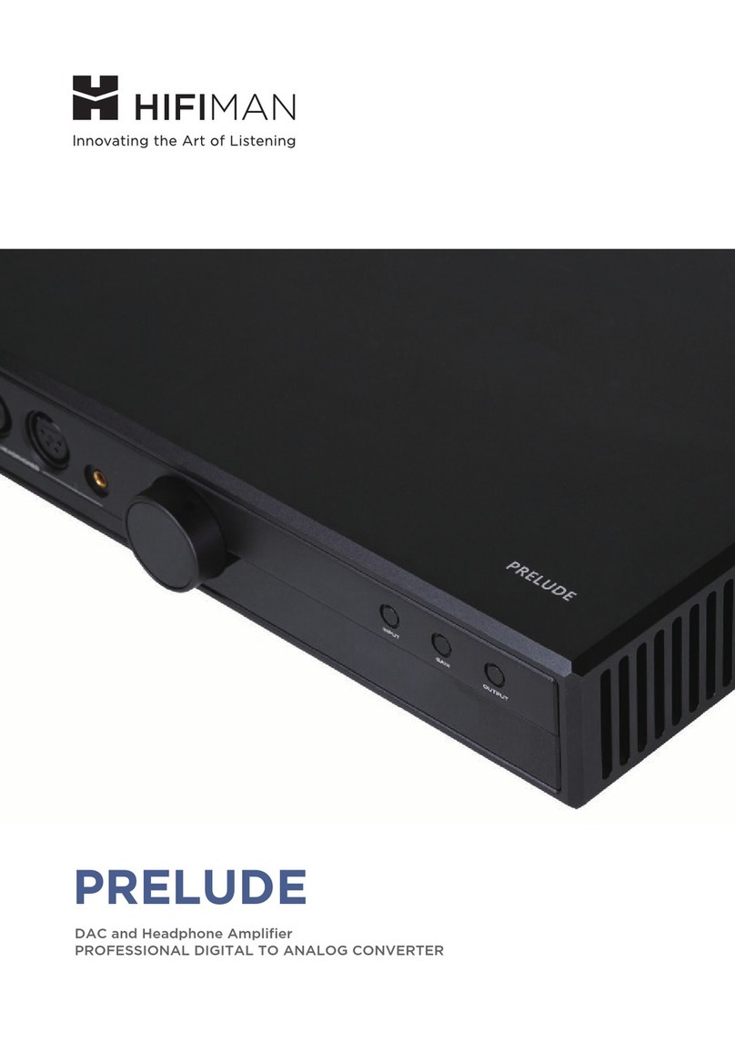 HiFiMAN PRELUDE User manual
